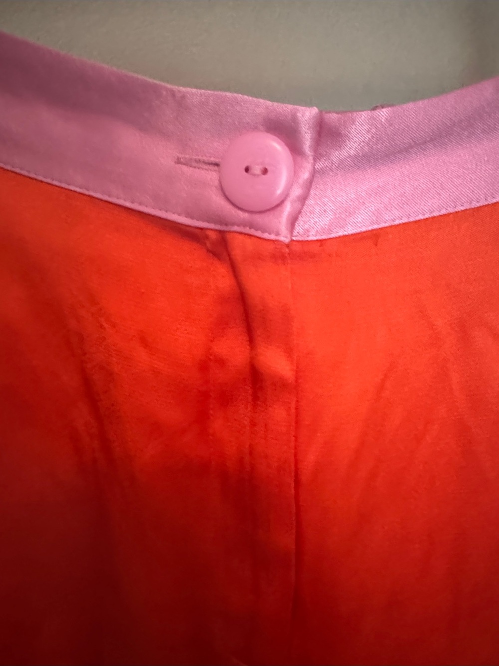 Anthropologie The Corey Lynn Carter Sam pants orange & pink worn to 1 event - Picture 6 of 9